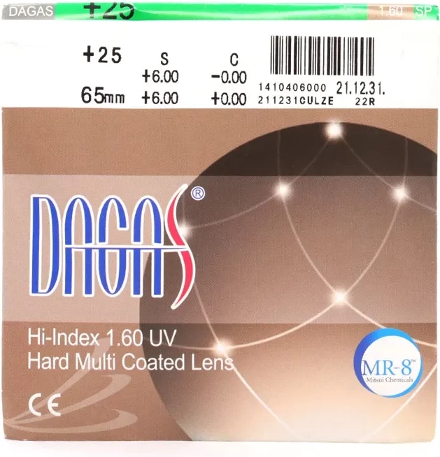 Dagas 1.60 HMC UV-380