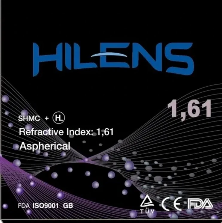 Окулярні лінзи Окулярні лінзи Hilens 1,61 Aspheric SHMC