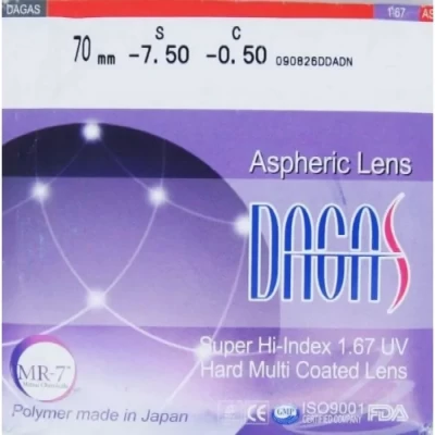 Dagas 1.67 AS HMC UV-400
